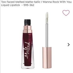 Too Faced Melted Matte-tallic Liquid Lipstick New
